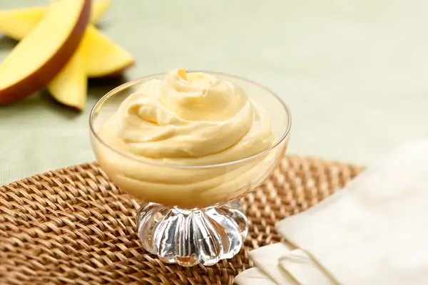 Mousse de Manga sem açúcar e sem lactose